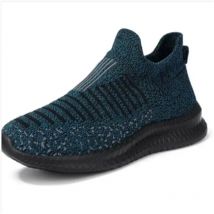 Męskie buty sportowe na co dzień, lekkie, wygodne, oddychające, leniwe buty w dużych rozmiarach, wiosenne i jesienne buty do chodzenia w jednolitym kolorze