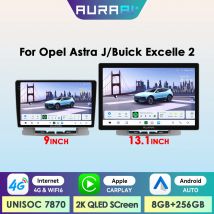 AURAAI X100 Android Auto-Intelligentes Display für Opel Astra J Buick Excelle 2 2009 - 2015 Auto CarPlay RDS DSP GPS BT SWC UNIS7870