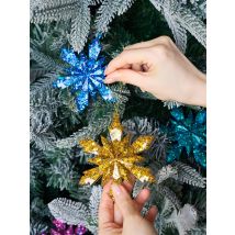 Snowflake Crystal Epoxy Resin Silicone Moulds Christmas Ornaments Pendant DIY Resin Casting Gypsum Mold Holiday Craft Supplies