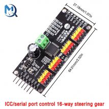 16 Kanal 12-Bit PWM Servo Shield Treiber i2c iic Schnitts telle lu9685 Modul Controller Board für Himbeer Pi für Arduino Roboter