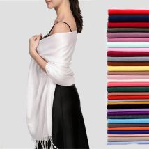 Runmei Fashion Solid Schal Frauen Kaschmir Weiche Winter Warme Schals Hijab Weibliche Stirnband Schal Wraps Bandana Foulard Echarpe