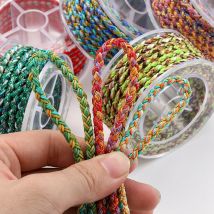 3,5 meter 3mm Gold Linie 100% Baumwolle Schnur Seil Chinesischen Knoten Makramee Schnur Seil Für Schmuck Machen Für Shamballa armband V176