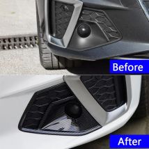 Front stoßstange Nebels chein werfer Rahmen Dekoration Abdeckung Verkleidung Auto Styling für Audi A4 B9 2014-2017 Auto Außen zubehör