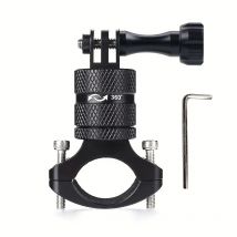 Supporto per manubrio bici in lega di alluminio per Gopro Hero 12/11/10/9/8/7/6/5/4 Session AKASO Campark e altre action cam