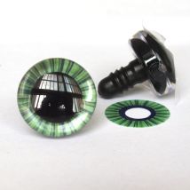 12-40mm 20pcs 3D Glitter Safety Toy Eyes ,3D Stereo Flashing Toy Eyes with with washer