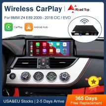 Road Top Wireless CarPlay Android Auto para BMW Z4 E89 CIC EVO System 2009-2018, con funciones