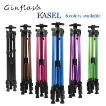 Gin flash farbige Staffelei Aluminium/Eisen legierung Falt malerei Staffelei Rahmen Künstler verstellbare Stativ Display Regal mit im Freien