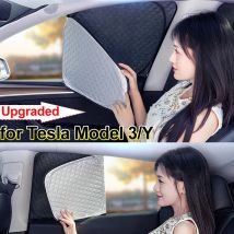 Für das neue Tesla Model 3 Y 2024 2025 Sonnenschirm M3H Highland Silver Thick Sun Shade Model Window Windshield Shading UV Protection Net