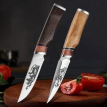 Grillmesser, Ausbeinen, Schneiden von Fleisch, Obst, Gemüse, Allzweckmesser, Metzger, Ausbeinmesser, Holzgriff, handgeschmiedete Klinge, Küchenmesser