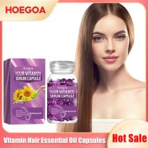 Vitamin Haar ätherische Öl Kapseln stärken glatt tief nähren halten glätten reduzieren Verlust Reparatur geschädigtes Haarpflege serum
