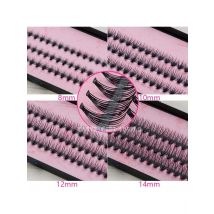 30 Trays 57 Knots 20 Hairs or Tapered Black Individual False Eyelashes Eye Lash Makeup Extension Kit 8mm 10mm 12mm 14mm