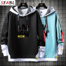 Jugendliche bunte Hoodies Männer Kapuzen pullover Buchstaben bedruckte Sweatshirts für Männer Frauen Hoody Shirts Hip Hop Pullover männlich 3xl