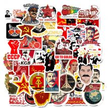 10/30/50PCS Sowjetunion Stalin UDSSR CCCP Aufkleber DIY Motorrad Reise Gepäck Gitarre Skateboard Coole Weltkrieg II Aufkleber