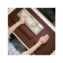 Desk Pad Waterproof PU Mouse Pad Large Mousepad Laptop Non-slip Desk Mat Keyboard Mats Mouse mat, mouse wrist guard three pieces