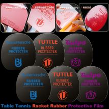 2/4PCS Tischtennis Schläger Gummi Schutz Film Nicht-klebrige Staub-proof Transparent Ping Pong Schläger Schutz wartung Abdeckung