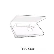 Portable For AYN THOR TPU Case Offical Soft THOR Dual Screen Flip Game Console Game Transparent Protective Case Shell Grip Bag