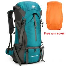 70L Nylonowy plecak kempingowy Torba podróżna z osłoną przeciwdeszczową Outdoor Hiking Daypack