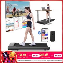 Tapis roulant da passeggio piatto Motore da 2,5 HP Velocità 1-6 km/h Tapis roulant portatile antiscivolo per assorbimento degli urti per macchina da esercizio per ufficio domestico