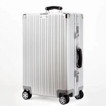 Tutta la valigia in lega di alluminio-magnesio Retro bagaglio a rotelle di alta qualità 20/24/26/29 '' Trolley Case Bag Carry-On imbarco da viaggio
