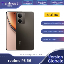 Globalna wersja smartfona realme P3 5G Chipset Snapdragon 6 Gen 4 5G Wyświetlacz 6,67 cala Bateria