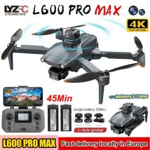 Dron L600 PRO MAX GPS Profesjonalny z Kamerą 4K HD, 3-osiowy Gimbal, 2 Baterie, Unikanie Przeszkód, Bezszczotkowy, WIFI, RC Quadcopter, Zabawka