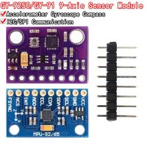 GY-9250 BMP280 GY-91 MPU-9250 Giroscopio Attitudine 10DOF a 9 assi + Acceleratore + Modulo sensore magnetometro MPU9250 SPI/IIC