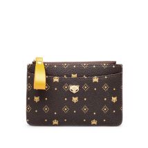 FOXER Brand Women PVC Mini Card Holder Wallet 2026 New Signature Lady Cute Fashion Coin Purse with Key Chain