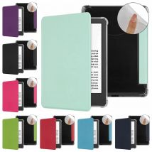 Custodia per e-reader da 6 pollici per Kindle Basic 2024/2024 Smart Cover 11/12a generazione C2V2L3 Custodia protettiva in TPU Auto Wake/Sleep Folio Funda