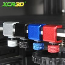 XCR3D 2 Stück 3D-Drucker-Teile, Glasplatten-Klemmclip, Bauplattform, beheizter Betthalter, Brutstätte, verstellbarer fester Clip für Ender 3