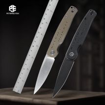 Pesce petrificato PFE07 Coltello pieghevole tattico Coltelli da tasca edc Gear per uomo Coltello G10 Maniglia Utensili manuali per taglio di pesce all'aperto