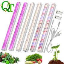 Full Spectrum LED Growth Tube 4000K/Purple/Sunlight Plant Lamp Greenhouse Hydroponic Flower Growth Lamp