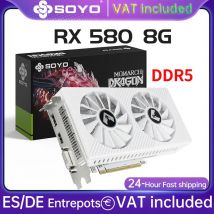 SOYO schede grafiche Radeon RX580 8G GDDR5 memoria scheda di gioco Video muslimgpu componenti per Computer Desktop AMD RX 580 8G