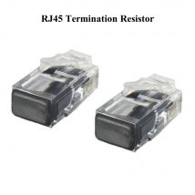 RJ45 8P8C DMX Termination Resistor with 120Ohm RJ45 Connector Modbus Line Terminator For End Of RS485 Line PLC Sensor Actuator