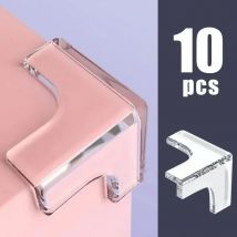 10PCS Klar Anti-kollision Kaffee Tisch Möbel Ecke Protektoren kinder Weiche Ecke Ummantelung Wohnzimmer Dekor