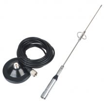 Nagoya NL-770S 2M 70cm Mobilfunkantenne VHF UHF 144/430MHz 150W Magnethalterung 5M RG-58 Koaxialkabel für HIROYASU IC-980Pro