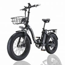 Bici elettrica pieghevole ketela KF9 20 '', batteria al litio 35Ah, motore 1000W, pneumatico grande 20*4.0.
