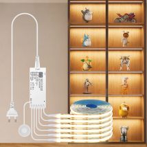 Wyświetlacz kolekcji pod szafką COB LED Strip Light Bookcase Szafa Szafa Lampa Taśma Penetrable Wood