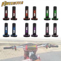 POWERMOTOR Moto 7/8 "22 24mm Maniglia Quick Draw Grips Per Honda Yamaha KTM Racing Motocross Gel Rub Manubrio Grip