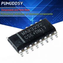 10PCS MAX3232CSE MAX3232 MAX3232ESE SOP-16 RS-232 Interface IC 3-5.5V MultiCh Line Driver/Receiver