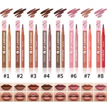 Waterproof Lip Liner Stain Lip Lingerie Long Lasting 8 Colors Transfer Proof Smudge Resistant Color No Bleed Formula  Cosmetics