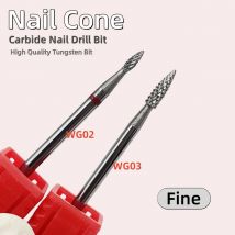 1Pc Wolfram Stahl Nagel Bohrer Nagel Kegel Hartmetall Fräser Maniküre Werkzeug Die Kanten Von Nägel Abgestorbene Haut Nagel werkzeug Polnischen