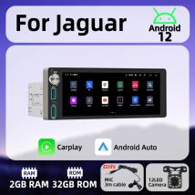 Autoradio inalámbrico para coche, reproductor Multimedia con Android, Carplay, 6,86 pulgadas, 1 Din, estéreo, unidad principal, navegación GPS, Wifi