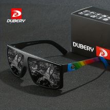 DUBERY Polarisierte UV400-Schutz-Sonnenbrille für Damen und Herren, 8 Farben, Modell 818