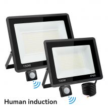 PLR Flutlicht Außen Motion Sensor Einstellbare Licht AC220V 10W-100W IP66 Wasserdichte Scheinwerfer Straße Lampe Für garten Hinterhof