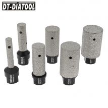 DT-DIATOOL Diamond Finger Milling Bits M14 Thread Grinding for Tile Ceramic Porcelain Marble Dia 10-35mm Diamond Milling Bit