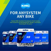 KMC Catena Bici X8 X9 X10 X11 X12 MTB Catene Bicicletta 8 9 10 11 12 Velocità Bici Da Strada Corrente Mountain Bike per Shimano Bici Parte