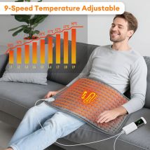 Elektrisches Heizkissen, Taillen-Heizkissen, LCD-Controller, Soft-Touch, maschinenwaschbar, für den Rücken, Bauch, Körper, warme Kissenmatte
