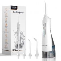 Acqua Flosser Dentale Plettri Per Denti 4 Getti 3 Modalità Portatile Senza Fili D52 Acqua Flosser per Detergente IPX7 Impermeabile Plettri Orale
