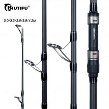 BIUTIFU BIGFISH wędka karpiowa 4.5/4.2/3.9/3.6/3.0m T800 Carbon 3.5lbs rzucanie 40-200g Travel