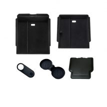 For Tesla New Model Y 2025 Launch 2025+ Juniper Model 3 highland 2024 Console & Armrest ABS Flocking Storage Box Watercup Holder
